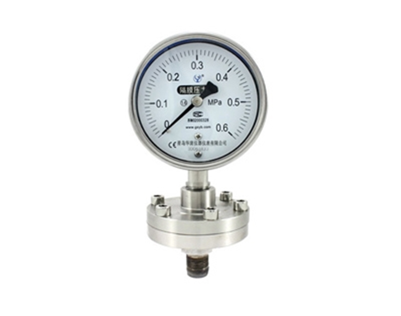 Y-ML series threaded diaphragm pressure gauge