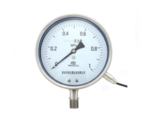Electric contact pressure gauge